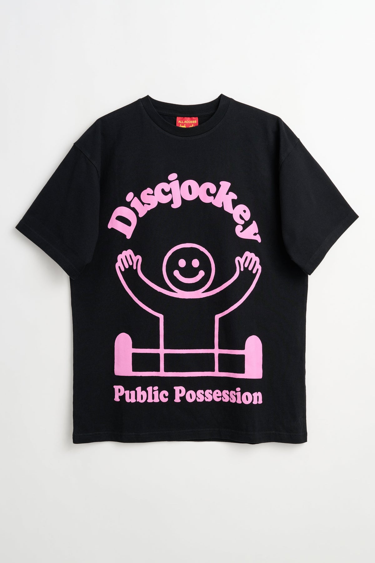 Public Possession Deejay T-shirt Black Vintage Wash