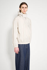 RIER Waxed Popeline Windbreaker Chalk