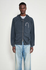 Stockholm Surfboard Club Petite Hoodie Black / Grey