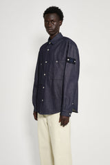Stone Island Denim Research Raw Shirt Indigo