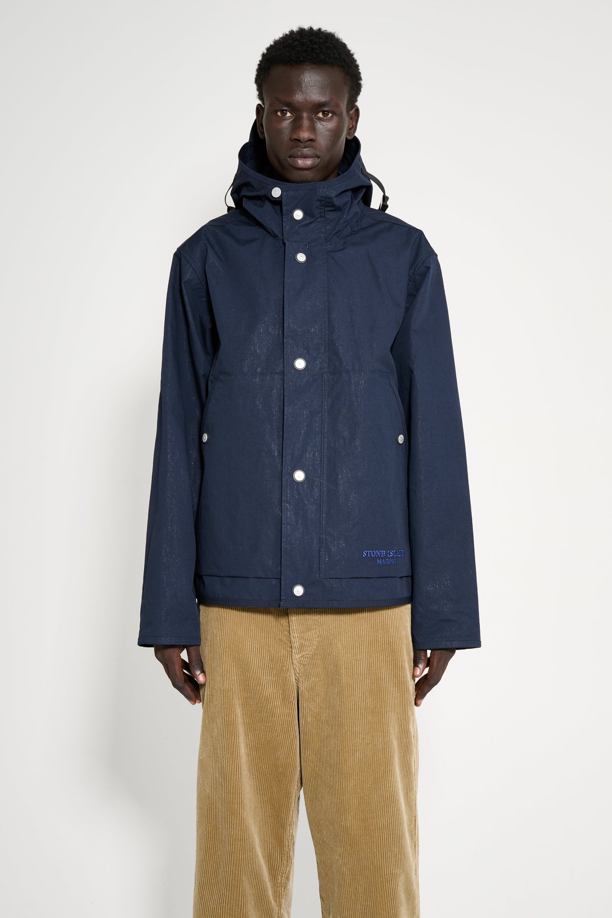 Stone Island Marina Short Parka Navy Blue