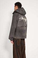 Stüssy Beach Shell Wave Dye Jacket Black