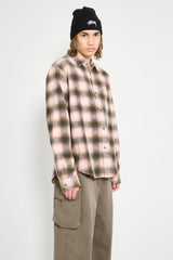 Stüssy June Plaid Shirt Rose