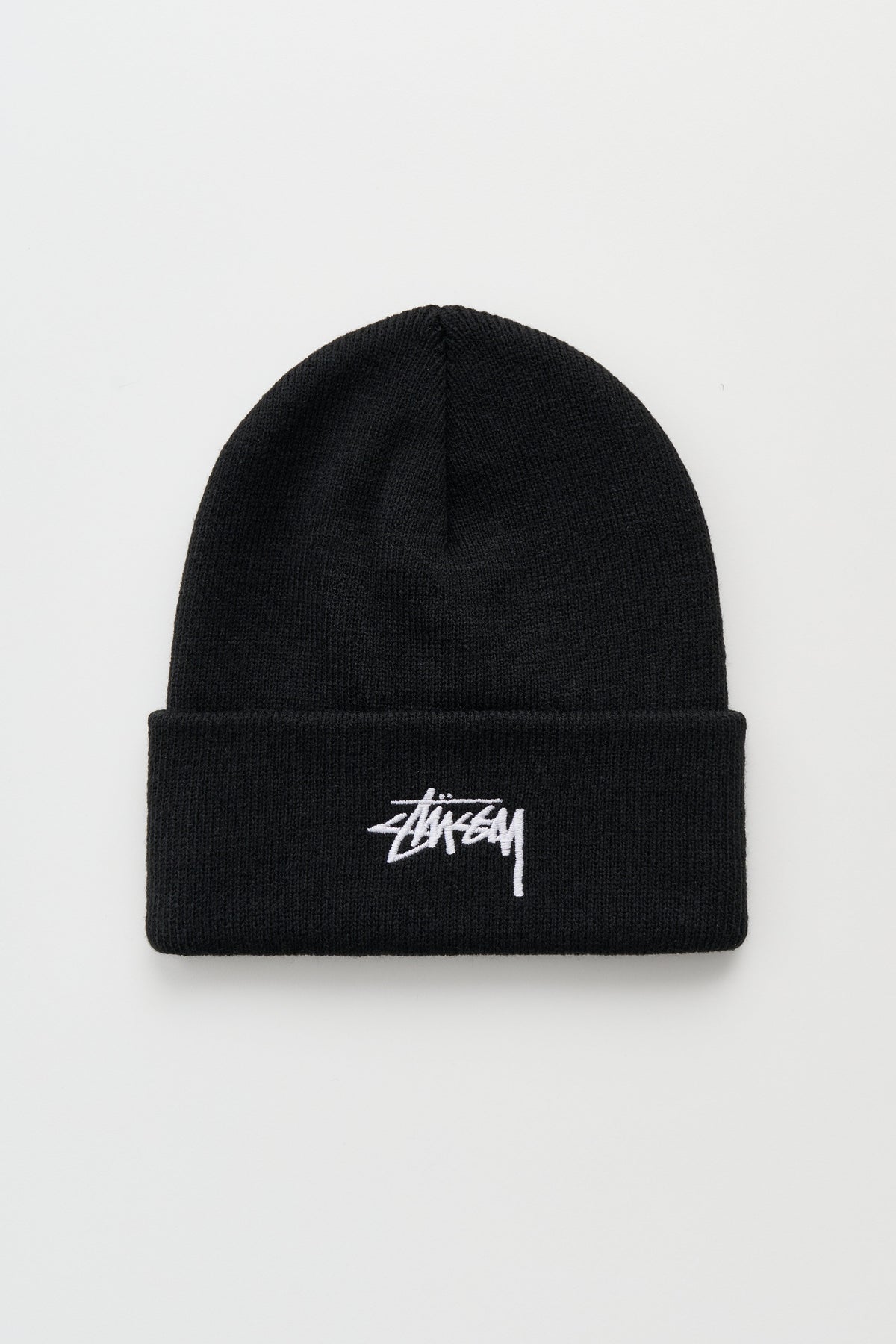 Stüssy Stock Cuff Beanie Black