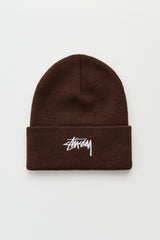 Stüssy Stock Cuff Beanie Cocoa