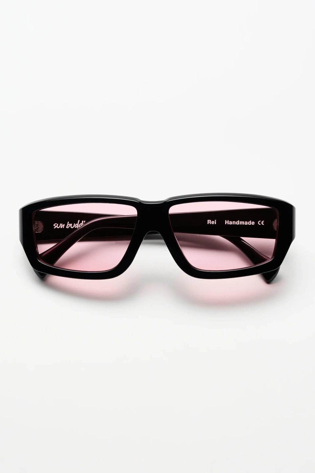 Sun Buddies Rei Black With Pink Lens