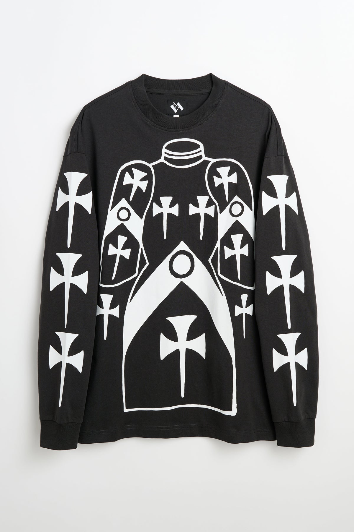 The Trilogy Tapes Tunic Longsleeve T-shirt Black