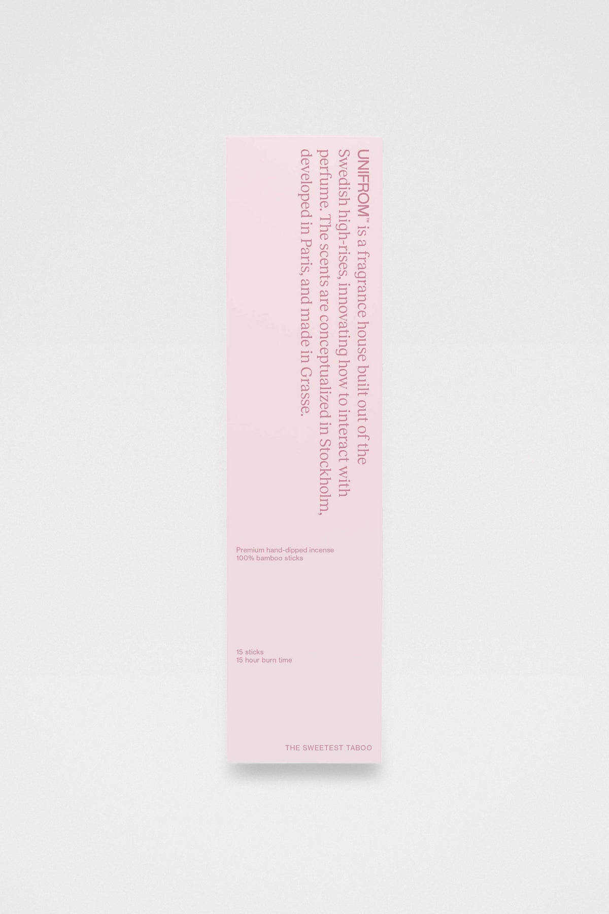 UNIFROM Incense The Sweetest Taboo