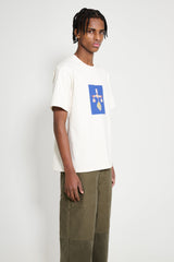Wales Bonner Compass Tee Ivory / Brooch 1