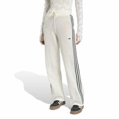 adidas Womens Knitted Crochet Track Pant  - Off White
