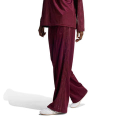 adidas Womens Lace Firebird Track Pants - Maroon