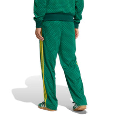 adidas Loose Monogram Firebird Track Pant - Green / Yellow