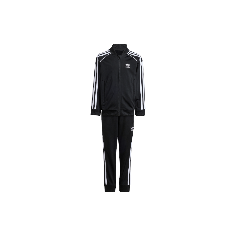 adidas Children's SST Tracksuit - Black