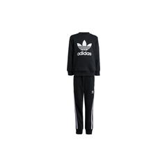 adidas Childrens Trefoil Crew Set - Black