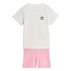 adidas Cycling Shorts Tee Set - Pink