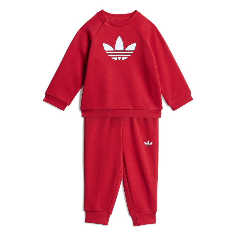 adidas Infants Crew Set  - Better Scarlet / White