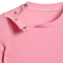 adidas Infants Rib Onesie - Light Pink