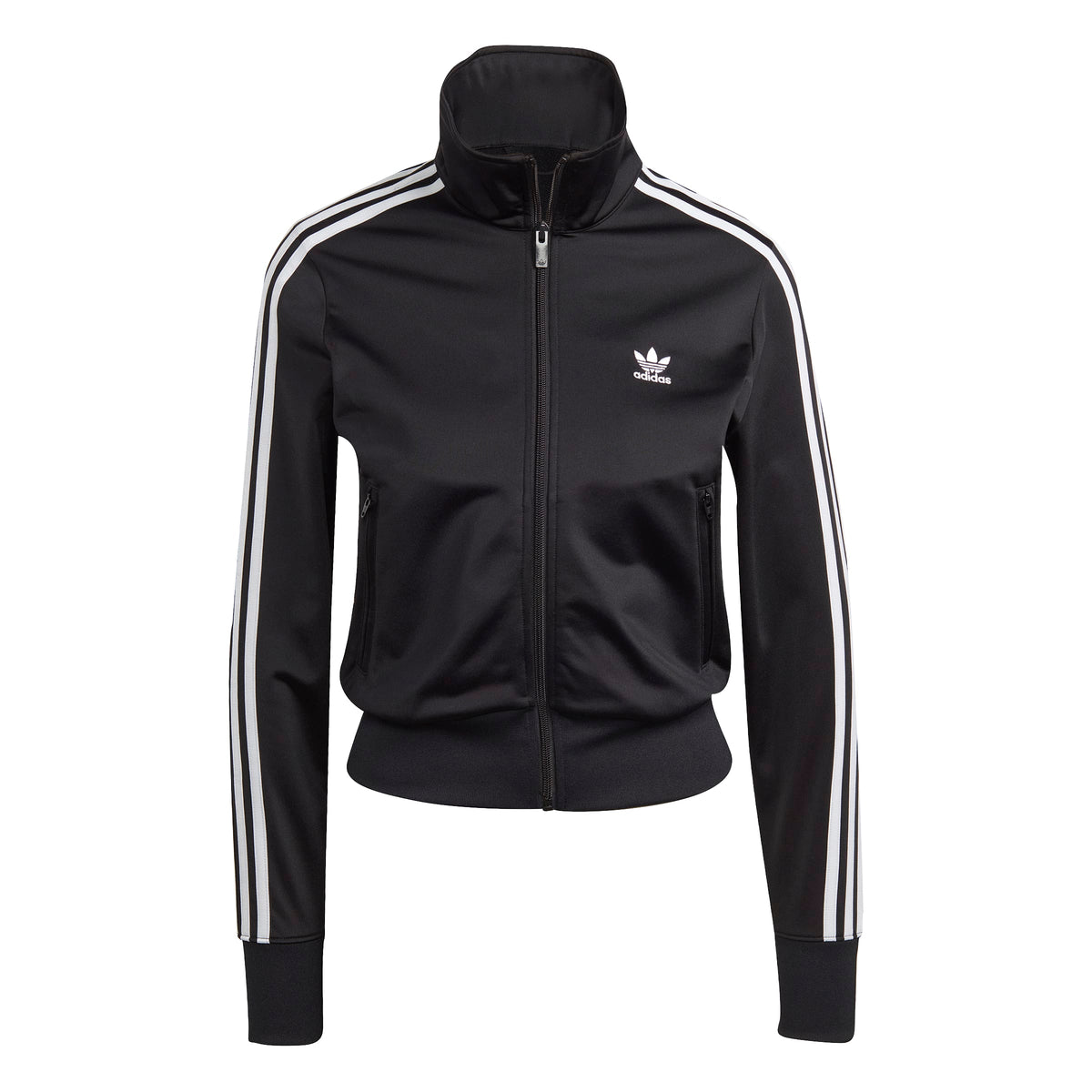 adidas Womens Firebird Track Top - Black / White