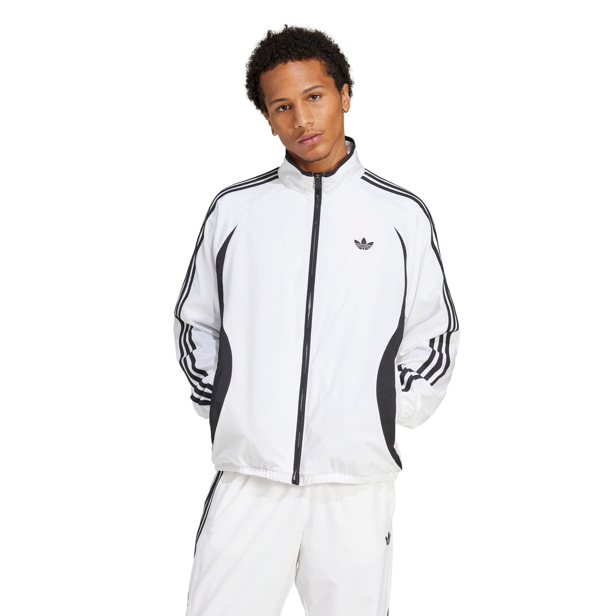 adidas Adicolor Teamgeist Track Top -  White / Black