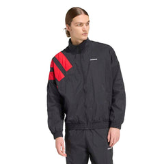 adidas Archive Blocked Track Top - Black / Better Scarlet