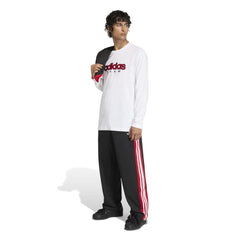 adidas GFX Long Sleeve Tee  - White