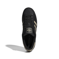 adidas Superstar II - Core Black / Stone Khaki / Core Black