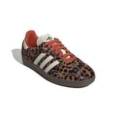 adidas Womens Samba OG (Leopard) - Core Black / Preloved Red / Cream White
