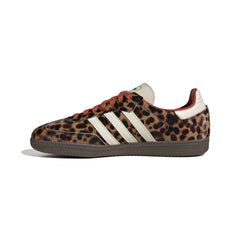 adidas Womens Samba OG (Leopard) - Core Black / Preloved Red / Cream White