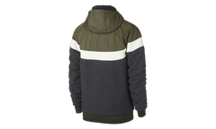 NSW Sherpa Windrunner Jacket "Olive Canvas / Anthracite / Summit White" 930316 395