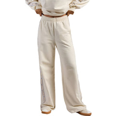 Champion Womens Lux Taping Wide Leg Pants - Natural