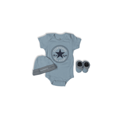 Converse Baby Classic Chuck Patch Three Piece Boxed Set - Pacific Blue Coast