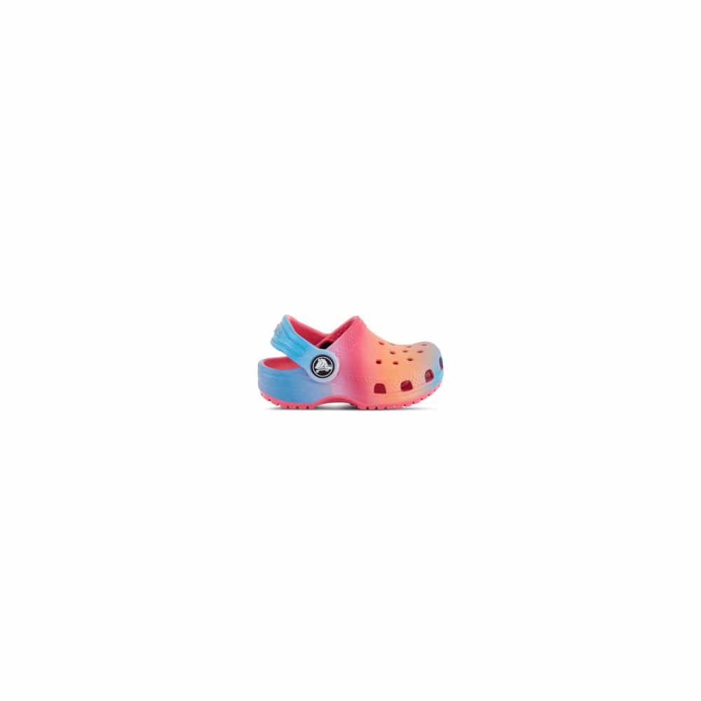 Crocs Infants Classic Colour Dip Clog - Hyper Pink / Multi