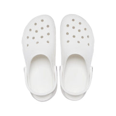 Crocs Womens Classic Platform Clog - White
