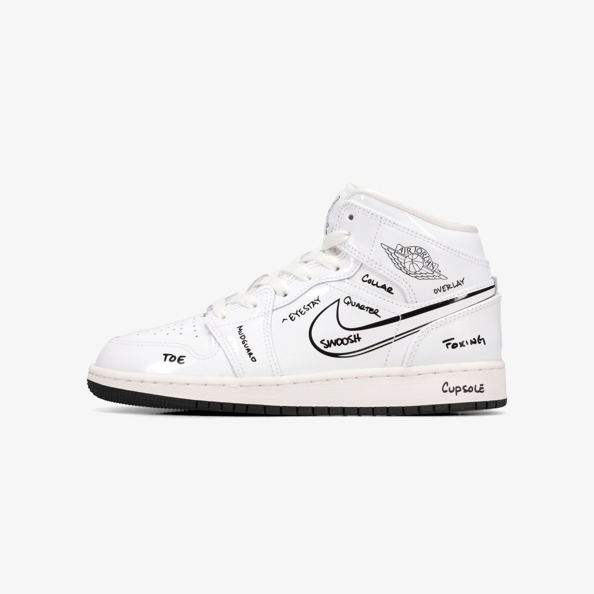 NIKE AIR JORDAN 1 MID GS -SCHEMATIC-