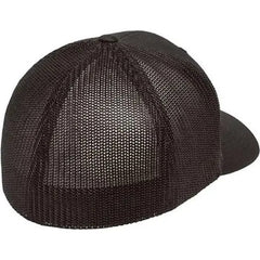 Flexfit Mesh Trucker Stretch Fit Cap - Black