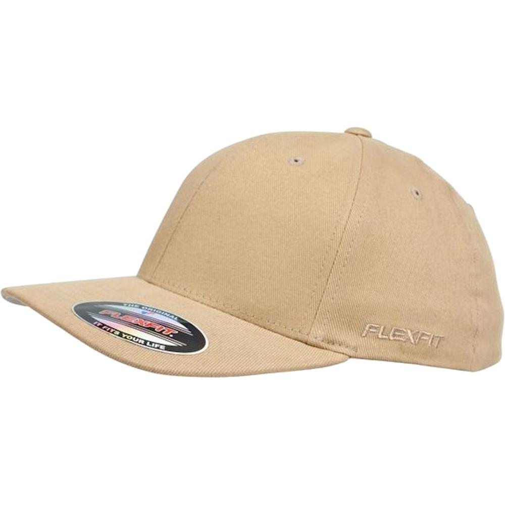 Flexfit Worn By The World Stretch Fit Cap - Khaki / Silver UV