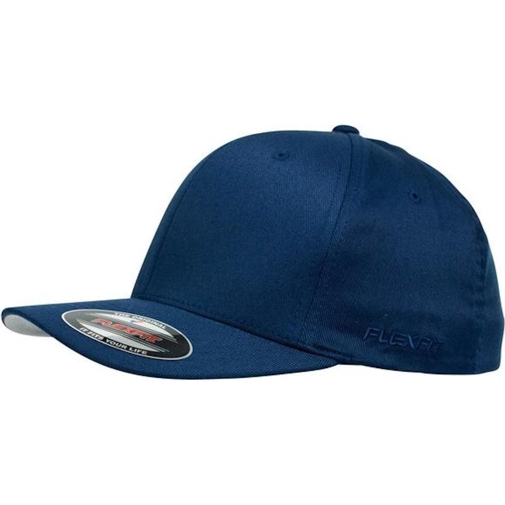 Flexfit Worn By The World Stretch Fit Cap - Navy / Silver UV