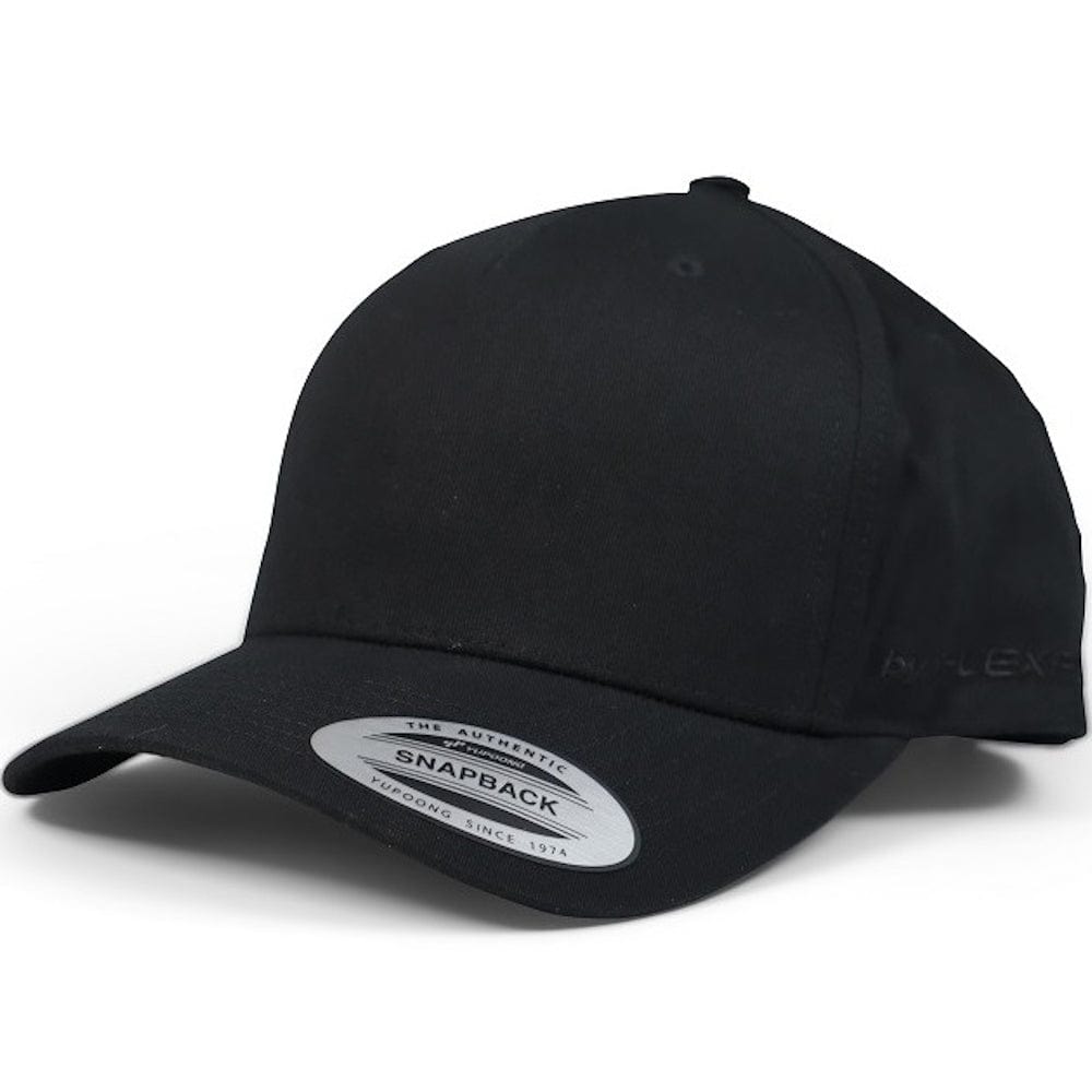 Flexfit Classic 5 Panel Snapback - Black