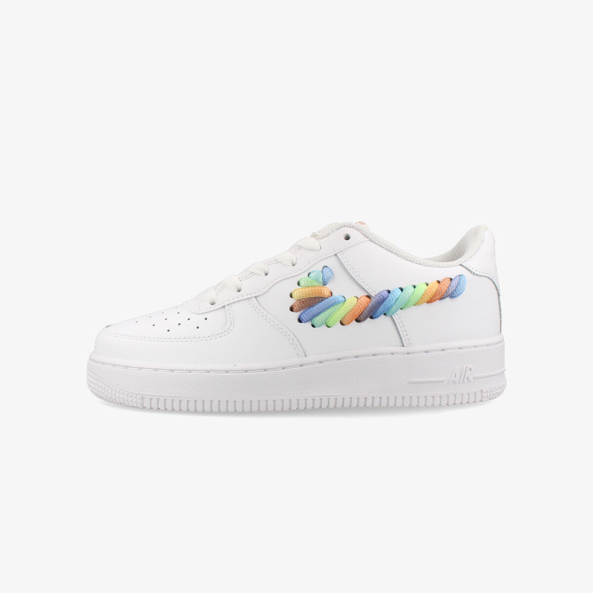 NIKE AIR FORCE 1 GS -RAINBOW SWOOSHES-