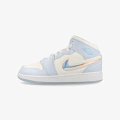 NIKE AIR JORDAN 1 MID SE GS -GLITTER SWOOSH-