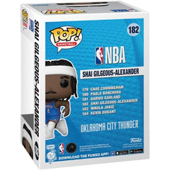 Funko NBA Thunder Shai Gilgeous-Alexander Pop! Vinyl #182