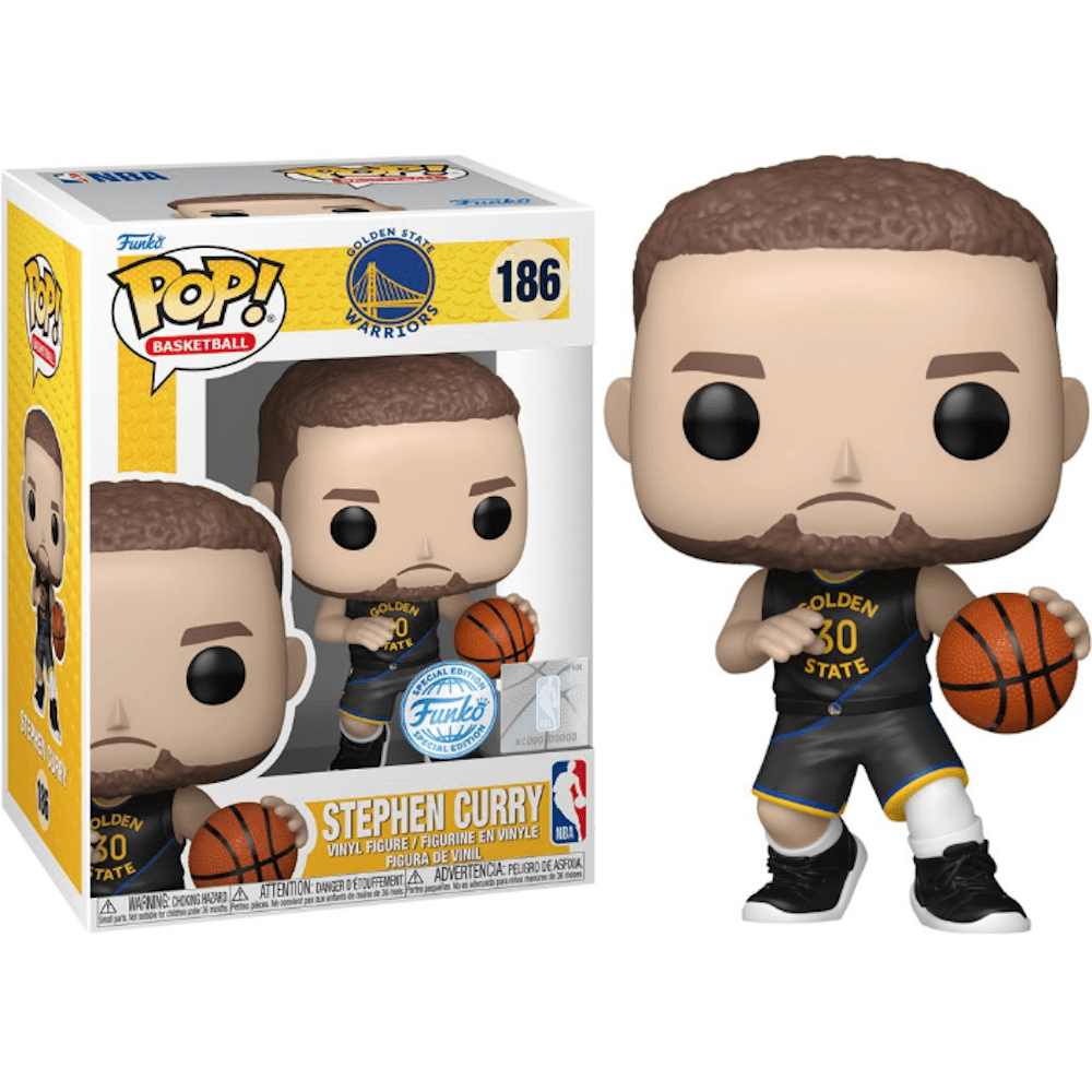 Funko NBA Warriors Stephen Curry (24-25 Statement) Pop! Vinyl #186