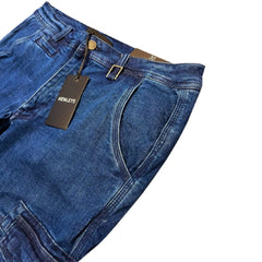 Henleys Leon Denim Pant - Lagoon Blue