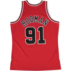 Mitchell & Ness Swingman Jersey Chicago Bulls Dennis Rodman Road 97/98 - Red