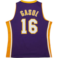 Mitchell & Ness Swingman Jersey Los Angeles Lakers Pau Gasol Road 09/10 - Purple