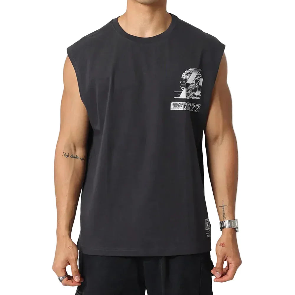 Mitchell & Ness The Champions Ring Muscle Tee Chicago Bulls - Faded Black