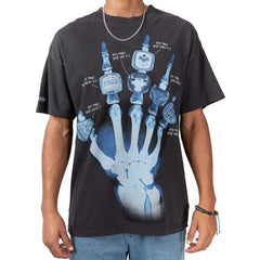 Mitchell & Ness X Ray Tee Chicago Bulls - Faded Black