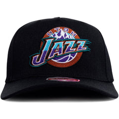 Mitchell & Ness Team Logo Classic Redline Stretch Snapback Utah Jazz - Black