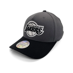 Mitchell & Ness X Flexfit 110 Snapback Los Angeles Lakers - Charcoal / Black