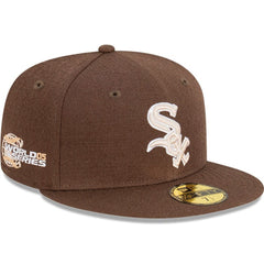 New Era 59FIFTY World Series Fitted Cap Chicago White Sox - Walnut / Stone / White